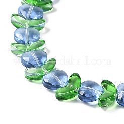 Прозрачные стеклянные бусины GLAA-B021-04A