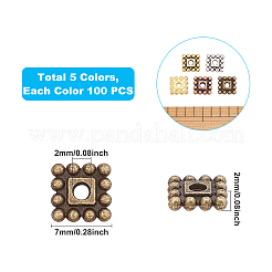 Тибетском стиле сплав Шарики прокладки&nbsp;TIBEB-FH0001-29-NR