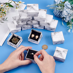 Квадратные картонные коробки ювелирные изделия&nbsp;LS-CON-WH0092-46