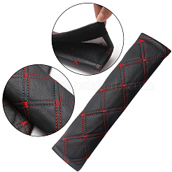 Универсальные накладки на ремни безопасности автомобиля из искусственной кожи pu&nbsp;AJEW-WH20020-340