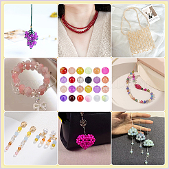 1200шт 24 вида стеклянных бусин&nbsp;GLAD-PH0001-08