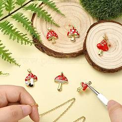 6 шт. 6 стиля латунные подвески с микропаве и кубическим цирконием&nbsp;KK-CJ0003-94