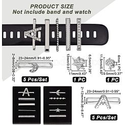 10 шт. подвески для часов из сплава в виде луны и букв FIND-NB0003-20