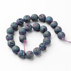 Гальванические природный кристалл кварца бусы пряди G-P149-01A