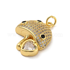 Латунь с подвесками из фианита&nbsp;KK-Z032-01B-G