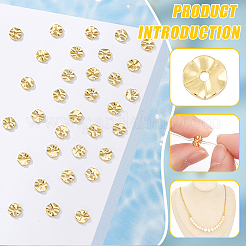 50 шт. Латунные бусины&nbsp;KK-BC0013-25C