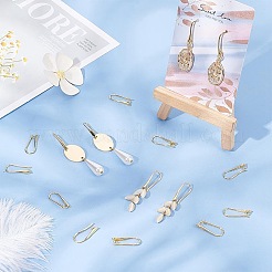 10 пара латунных крючков для сережек KK-BC0010-62