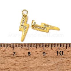 Pendentifs en laiton zircon cubique transparent&nbsp;LS-ZIRC-A019-12G-A
