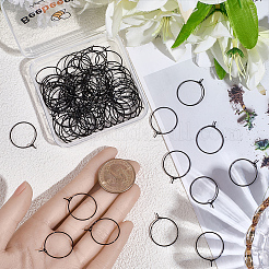 100 шт. ионное покрытие (ip) 316l хирургическая нержавеющая сталь фурнитура для сережек-колец&nbsp;STAS-BBC0008-51