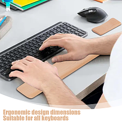 2 комплект из 2 деревянных подставок для клавиатуры и мыши&nbsp;AJEW-GA0009-53