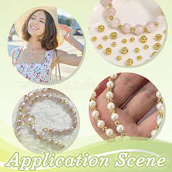 90шт 3 стиля латунные бусины KK-GA0002-19A