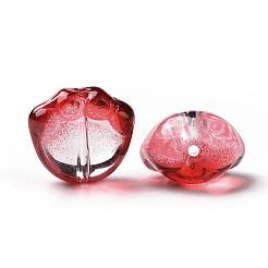 Perle di vetro verniciate a spruzzo trasparente&nbsp;GLAA-I050-05C