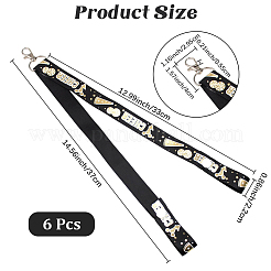 6 шт. тканевый держатель для помпона для рюкзака&nbsp;AJEW-CN0003-89