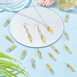 40шт подвески из натурального цитрина G-FG0001-09