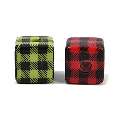 Печатные непрозрачные акриловые бусины OACR-A040-08