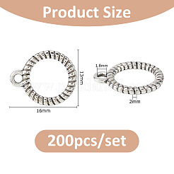 Ciondoli in lega in stile tibetano da 200 pz&nbsp;TIBE-FH0001-28