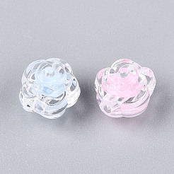 Прозрачные пластиковые бусины KY-T041-21