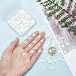 Нити бусин из натуральных трохоидных/трохус ракушек SSHEL-NB0001-35B