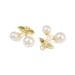 Латунные микро проложить кубического циркония подвески&nbsp;KK-H072-07G