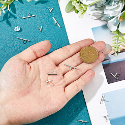 12 шт. 3 стиля латунных трубчатых дужек DIY-FH0007-67S