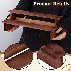2 bolsa de 2 niveles de madera para exhibir maquetas de juguetes&nbsp;ODIS-NB0001-72