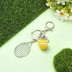 Schlüsselanhänger mit Anhänger aus Legierung und Stoff&nbsp;KEYC-YW00298