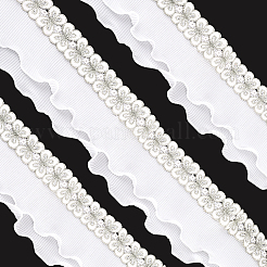 Кружевная лента из полиэстера&nbsp;OCOR-WH20005-44A