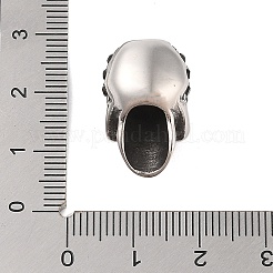 Бусины из нержавеющей стали 304 со стразами STAS-H446-90AS-02