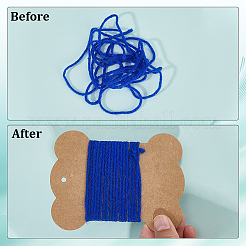 60 шт. 3 стиля крафт-бумаги для намотки ниток&nbsp;CDIS-CY0001-01