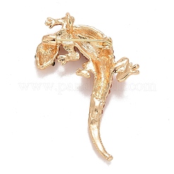 Strass-Eidechse-Abzeichen&nbsp;X1-JEWB-E013-03G-02