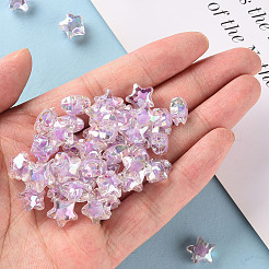 Прозрачные акриловые бусины&nbsp;LS-TACR-S152-01B-SS2114