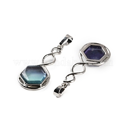 Природного флюорита подвески&nbsp;G-F777-05P-12