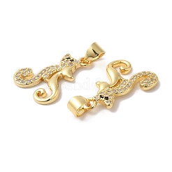 Покрытие стойки латунь микропаве прозрачные подвески из кубического циркония&nbsp;KK-R144-10G