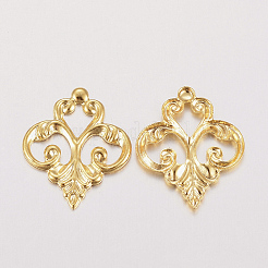 201 филигранные соединительные звенья из нержавеющей стали X-STAS-F162-08G