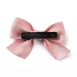 Однотонная заколка из ткани аллигатора с бантом&nbsp;LS-PHAR-D013-04A