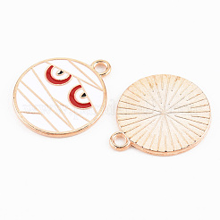 Подвески из эмалевого сплава легкого золота&nbsp;ENAM-T018-09