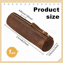 Étui à stylos en cuir&nbsp;AJEW-WH0410-227C