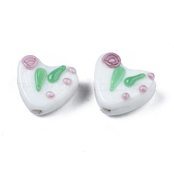 Бусины ручной работы ухабистой бисер нитей LAMP-N021-031A