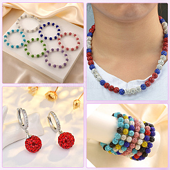 Kits de fabrication de bracelets de perles à faire soi-même pour la Saint-Valentin&nbsp;DIY-PA0001-80B