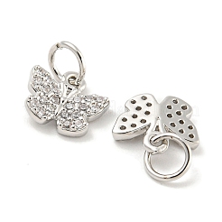 Покрытие стойки латунь микропаве прозрачные подвески из кубического циркония KK-B093-13C-P