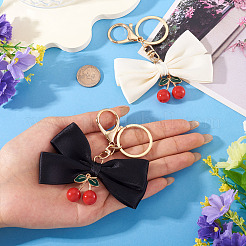 2 шт. 2-цветные брелки из полиэстера&nbsp;KEYC-TA0001-50