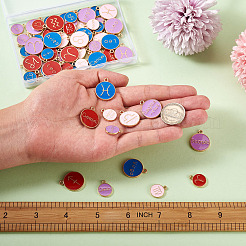 8 комплект 8-х стилевых эмалевых подвесок из сплава&nbsp;ENAM-CW0001-04