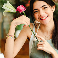 Плетеный шнур из искусственной замши в технике макраме&nbsp;AJEW-TAC00021