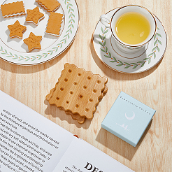 Бамбуковые подставки под чашку с теплоизоляцией AJEW-WH0323-33