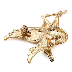 Эмалевые значки с изображением красного венценосного журавля&nbsp;LS-JEWB-S035-01G-02