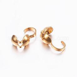 Наконечники бусин из нержавеющей стали 304&nbsp;STAS-L187-07G