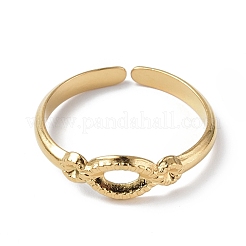 Открытое кольцо для манжеты из нержавеющей стали 304 RJEW-C046-06G