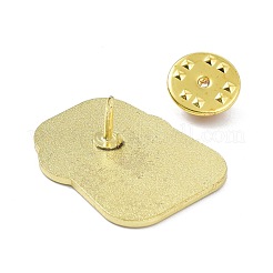 Legierung Emaille-Brosche&nbsp;JEWB-K005-15