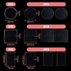 3 набор из 3 акриловых тарелок DIY-FH0006-02