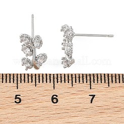 Boucles d'oreilles puces en laiton Shegrace&nbsp;XGRQ4N998-717P
